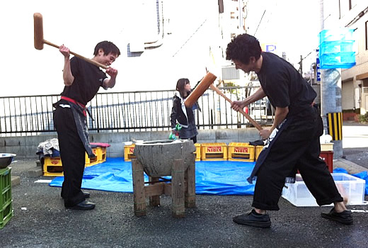 餅つき