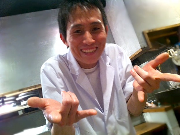 ひとめぼれ　酒とお魚　たそがれる